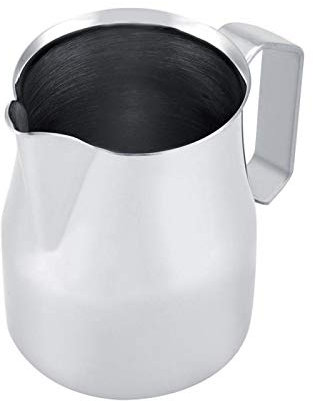 Jarra de café, Jarra de Espuma de Leche Resistente al óxido, Segura, Duradera, Camping para Cocina de inducción(750ml)