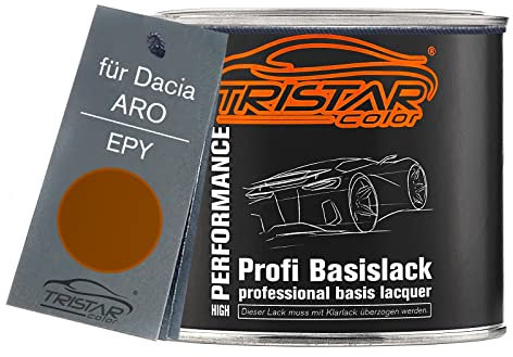 TRISTARcolor Autolack Dose spritzfertig für Dacia/ARO EPY Orange Atacama Nacre Metallic Basislack 0,5L