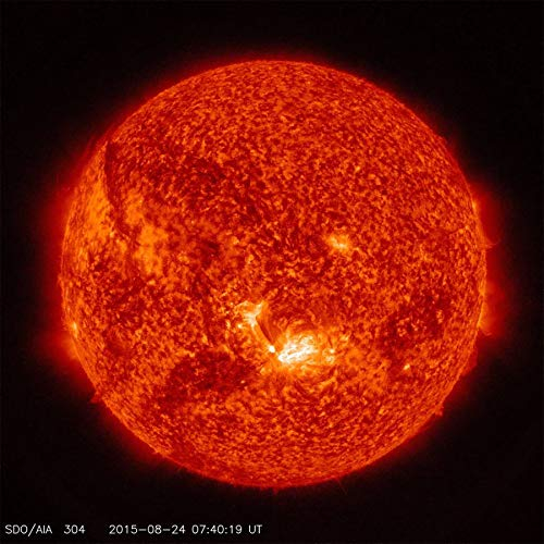 Fabulous Affiche Poster Soleil Eruption Solaire Etoile Planete Astronomie