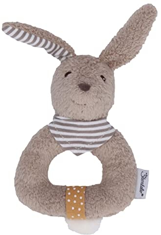Sterntaler Baby Hase Happy Greifling - Spielzeug für Babys - Braun