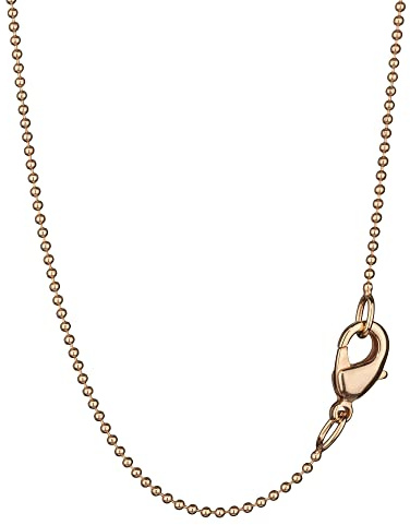 NKlaus 38cm Kugelkette Messing elegante Halskette filigrante Breite 1,2mm Collier 1,5g federleicht 8559