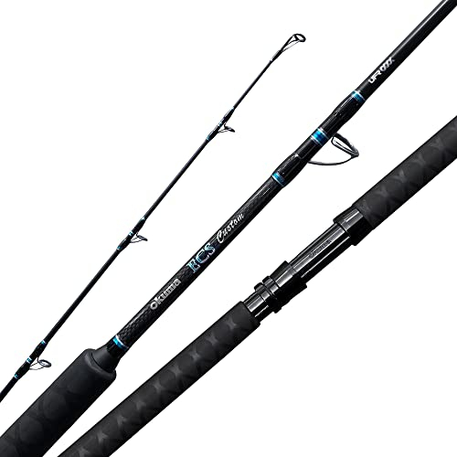 Okuma ECS Custom Hybrid Carbon Glas UFR Tip Salzwasser Ruten, ECS-S-661MH, Schwarz, 1,8 m