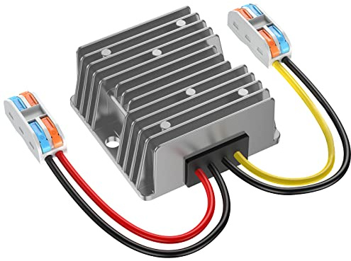 12V to 24V Step up Converter 15A 360W, 12 Volt to 24 Volt Step up Converter with Wire Terminal Block, 12-24 Volt Converter for Golf Cart Vehicle Boatetc. (Accept DC9-20V Inputs)