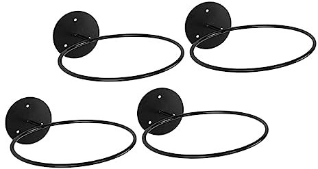 PAMINGONO 4stücke Basketball-fußball-aufbewahrungsregal Wandmontiertes Ballregal Aus Metall Basketball-aufbewahrungshalter Mit Stabiler Struktur Fußball-aufbewahrungshalter Zur