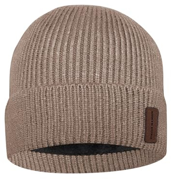 North Bund Winter Beanie Mütze Herren Damen Strickmütze Unisex Dickes Warmfutter Wintermütze Dehnbarer weicher Fleece Thermo
