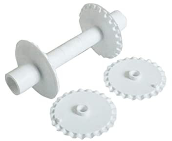Alipis 6pcs Pastry Wheel Set Cookie Cutters Fondant Cakes Rolling Lace Roller Baking Tools