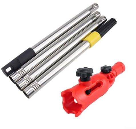 Adjustable Paint Brush Extender Telescopic Rod for Easy Access to High Ceilings and Difficult Spaces (A)