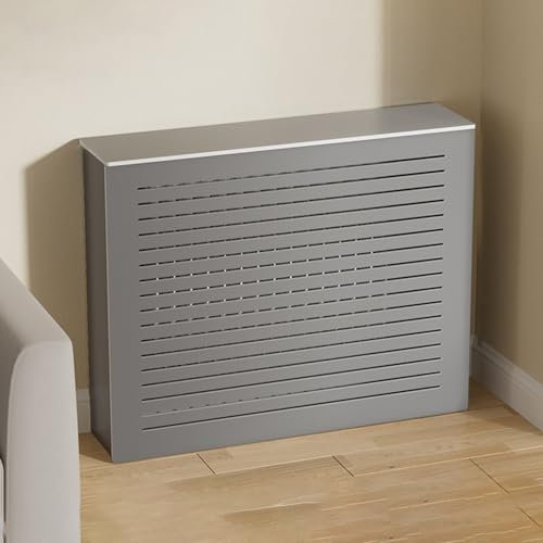 Moderner Heizkörper-Schrank aus Holz mit Ablagefach für Wohnzimmer, Schlafzimmer und Flur, Dekor, Heimheizschrank, Regal-Organizer (70 x 60 x 25 cm)