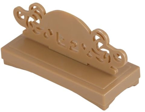 Colcolo Folding Fan Stand Base Handheld Fan Stand Practical Simple Fan Rack Hand Fan Stand for Living Room Bedside Bedroom Bar Desk, Brown