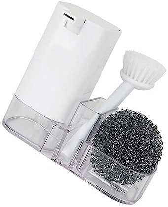 FRCOLOR Pot Brush Detergent Set Kitchen Cleaning Steel Wire Ball for Kitchen Cleaning Tool Scrubber