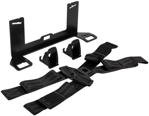 Kit di montaggio per seggiolino auto, fermo di sicurezza per bambini, kit di ancoraggio in acciaio per auto, SUV e MPV - fissaggio sicuro e stabile - 330 x 103 x 138 mm