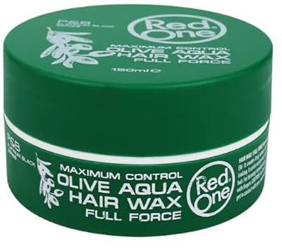 Aqua Hair Wax Haarwachs mit Olivenöl, maximale Stärke, 150 ml, Grün