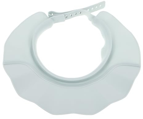 BESPORTBLE Adjustable Adult Shampoo Cap for Elderly and Bathing Hair Washing Shield with Eye and Ear Protection Lightweight Reusable Shower Visor for Travel and Makeup Use