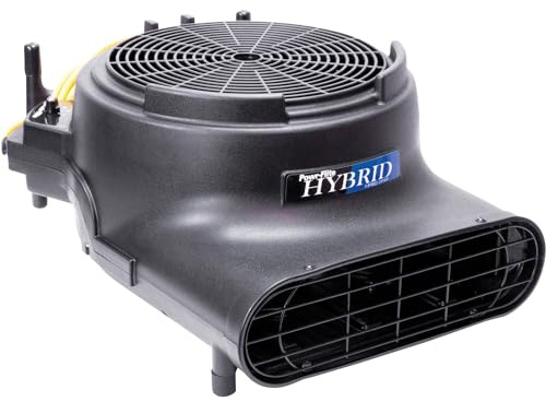 Powr-Flite PDH1 Hybrid 3-Speed Electric Fan, Carpet Dryer