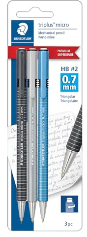 Staedtler Triplus 77427BK3A6 Druckbleistift, 0,7 mm, 3 Stück