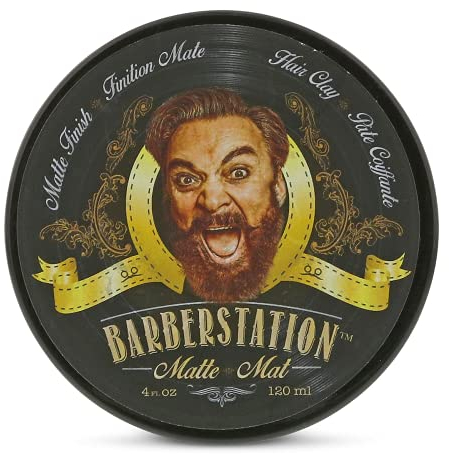 Mr. Dutchman Pommade mate modder - Pommade pour cheveux pour homme - Mat - Fermeté moyenne - Parfum épicé masculin - 100 ml
