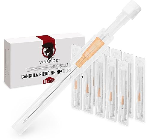 WARRIOR Aghi Sterili Cannula Aghi americani per Piercing Orecchio Naso usa e getta Corpo piercing Professionale Tattoo Accessorio