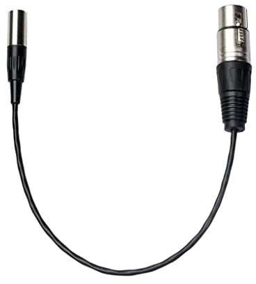 Audiokabel, Zinklegierung Mini XLR 3-polig Stecker auf XLR 3-polig Buchse Aluminiumfolie Geschirmtes Kupferdraht Audiokabel