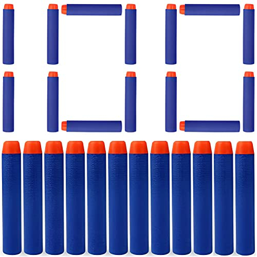 Retoo 100 Pfeile für Nerf Elite Elite Blasters 7,2cm für Refill Spielzeugpistole Bullets Refill Darts Foam Geeignet für Nerf N-Strike Nachfüllpack für Kinder Draußen und Familie Munition Blau