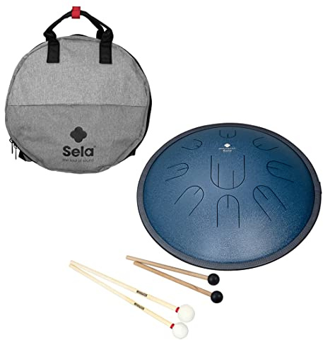 Sela SE 381 Melody Tongue Drum D Amara Navy Blue + keepdrum Schlägel Mallets