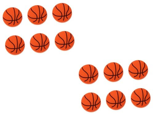 Mikikit 12stücke Basketball-muster Türknöpfe Für Kinderzimmer Anti-kollisions Möbelknöpfe Für Schränke Kommoden Und Lustige Und Sichere Griffe Für Kleine Hände