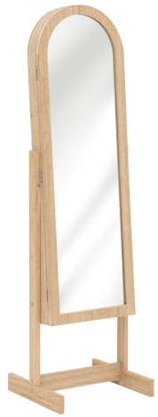 Atmosphera - Armoire à bijoux sur pied h145cm bois