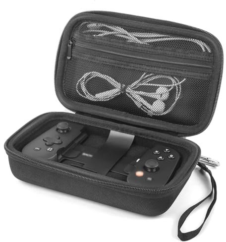 CRGANGZY Hard Carrying Case for Backbone One Handle Gaming Shockproof Portable Storage Bag Waterproof with Lanyard for Backbone One Gaming Controller