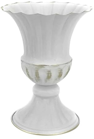 SEWOART Rustikale Vase Aus Metall Für Frische Oder Getrocknete Blumen Vintage-blumenarrangementbehälter Für Den Tisch