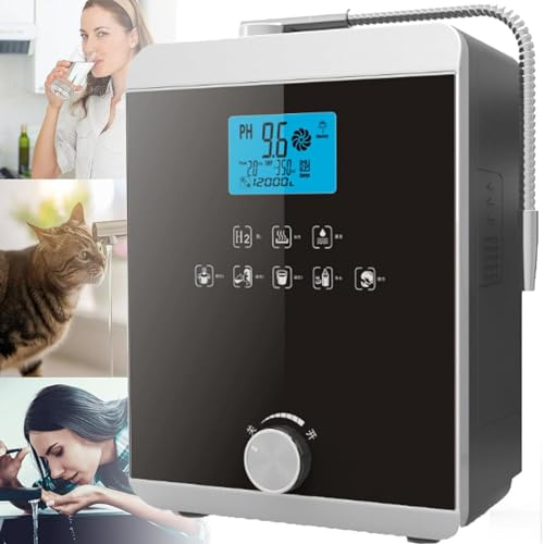 Dispensador Potable Directo Electrólisis,Filtro Agua Electrolizador,Multifuncional Purificador Agua,Ph 2.8~11, 7 Configuraciones Agua,Traer Limpieza Automática