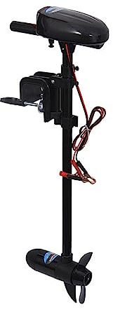 IIGEN Elektrischer Außenbordmotor, 18 LBS 12 V aufblasbarer Kajak-Außenbord-Trolling-Elektromotor, Fischerboot-Beiboot-Motor, Kanu-Schub Bootsmotor für Schlauchboote/Angelboote