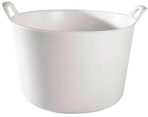 Tradineur - Capazo Redondo con Asas - Capacidad de 42 litros - Fabricado en España - Apto para Uso Alimentario - Ø 44,9 x 37,7 cm
