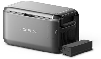 EF ECOFLOW GLACIER Classic 35L Réfrigérateur congélateur portable avec batterie 298 Wh, refroidissement hors réseau 43h, charger via AC, solaire et voiture, glacière contrôlé par APP pour l'extérieur