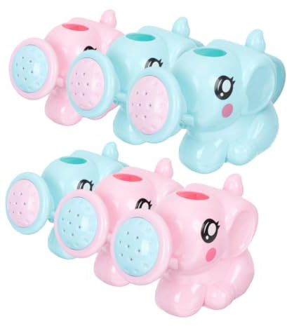 SUPVOX 6piezas Juguetes De Baño para Regadera Pequeña De Juguete De Baño para y Jardín Colores Surtidos