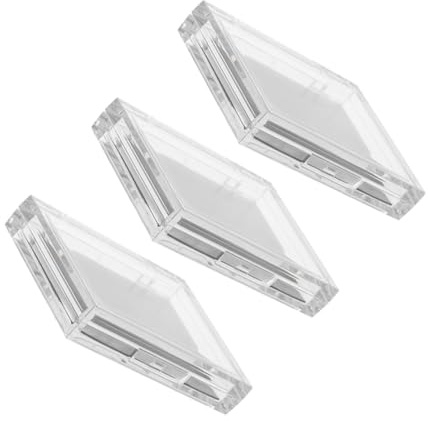 STOBAZA Magnetisches Lidschatten Organizer für Make Up Aufbewahrung Unterwegs 3 Stück aus As Tragbare Leere Lidschattenpalette Kompakt und Flexibel für Reisen