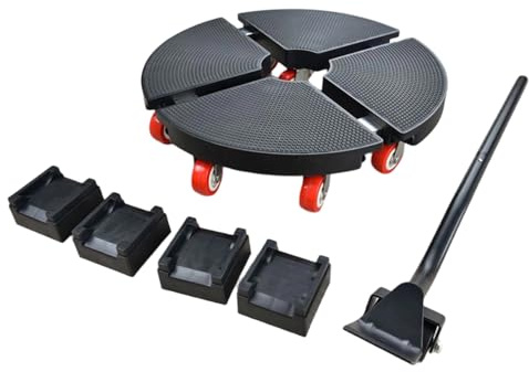 Chariot de Transport de Meubles | Chariot Plat Portable réglable sur roulettes | Chariot pour Lève-Meubles, pour l'intérieur et l'extérieur, la Maison, la terrasse, Le Pot de Fleurs, l'armoire