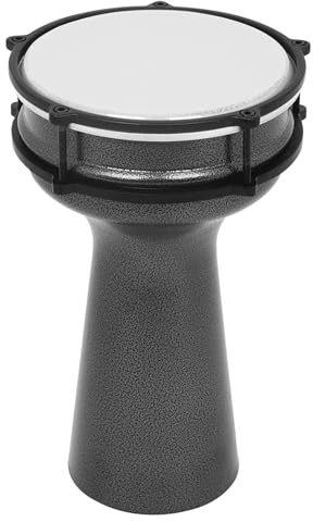 Tambores de mano africanos, instrumento musical de mano, juguete de enseñanza para niños, tambor africano de aluminio de 20,3 cm, tambor de percusión