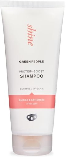 Green People Protein-Boost Shampoo & Duschgel, 200ml | Für Glanz und Volumen, Silicone und SLS Frei, Natürlich, Bio und vegan, Silikonfreie, SLS-freie Formel