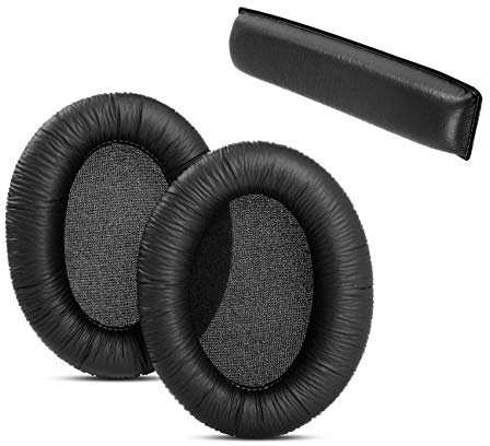 1 Paar Ersatz-Ohrpolster, für Sennheiser HD201, HD201S, HD180, mit Kopfband