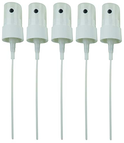 mikken 5 x Sprühaufsatz GL18 für Apothekerflaschen 5-100ml, BPA frei