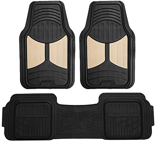 FH GROUP Beige F11513BEIGE Strapazierfähige Bodenmatten für LKW, Autos und Automobilzwecke, passend zuschneidbar