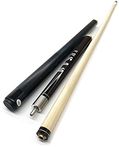 YRU Pause/Jump Billard Queue, 145CM lila Ebenholz 1/2 Gemeinsame Amerikanische Billard-handgefertigte Esche 3 Stück