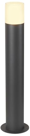 SLV Stehleuchte GRAFIT 60 / Außen-Beleuchtung für Wege, Wände, Eingänge, LED Outdoor Garten-Lampe / E27 IP44 11W anthrazit