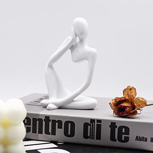 Statuen und Skulpturen „Der Denker“, „Der Denker“ aus Kunstharz, Ornamente, abstrakte Skulpturen, Einweihungsgeschenke, Einweihungsdekorationen, Wohnzimmer-, Esstisch-, Schreibtischdekorationen