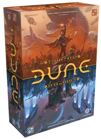 CMON, Dune: Krieg um Arrakis, Grundspiel, Expertenspiel, Strategiespiel, 1-4 Spieler, Ab 14+ Jahren, 120 Minuten, Deutsch