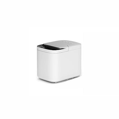 Macchina del Ghiaccio Macchina for il ghiaccio da banco, Macchina for il ghiaccio portatile, 30 libbre al giorno, Autopulente, Paletta inclusa, 2 dimensioni di ghiaccio proiettile for la cucina di cas
