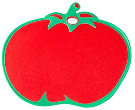 LOVIVER Schneidebrett, Obstförmiges Servierbrett, Kreativ, kleines Schneidebrett, Obstkochmatte, süßes Schneidebrett, Tomatenform