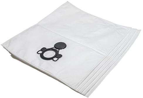 vhbw 5x Sacs remplacement pour Stihl 49015009007 | 795711383657 pour aspirateur - microfibre non tissée, 27cm x 21,5cm blanc