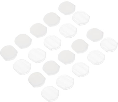 HAPINARY Ohrclip Pad 40 Stück Oval Transparente Ohrklemmenpolster Schmerzlindernd rutschfest Ohrclips Zubehör Groß Für Alltag Und Schlaf