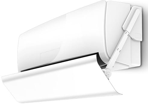 ZKBDBWTR Deflector de Viento de Aire Acondicionado de Pared, Parabrisas de Aire Acondicionado para Dormitorio, Deflector de Aire Frío Y Caliente para Sala de Estar
