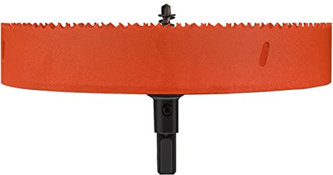 Lochsäge, Bimetall-Schnitttiefe HSS-Lochschneider, Durchmesser 200–250 mm, geeignet for Schneiden von Holz, Trockenbau und weichem Blech(Diameter 200mm)